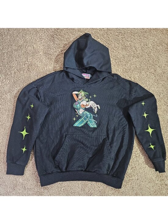 Broken Bond Other - Broken Bond Hoodie L Black JoJos Bizarre Adventure Jolyne Cujoh Graphic Pullover